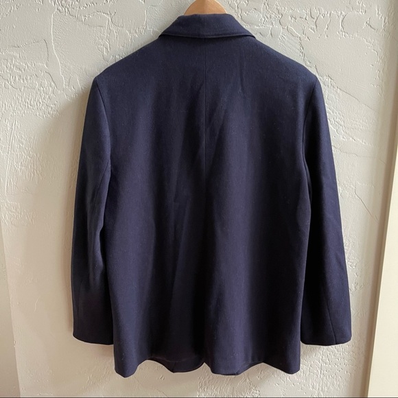 Vintage Wool Blazer Single Button Made in USA Size: 10 - Picture 7 of 9